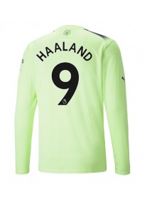 Fotbalové Dres Manchester City Erling Haaland #9 Třetí Oblečení 2022-23 Dlouhý Rukáv